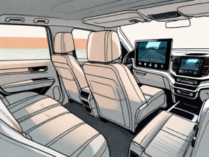 The interior of a 2022 honda pilot