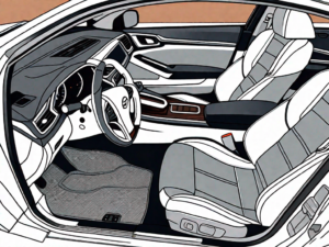 A nissan altima's interior focusing on the power seat controls and mechanisms