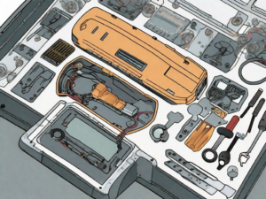 A 2005 nissan altima's ignition with a key inserted