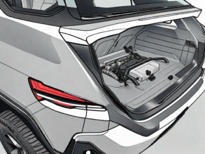 A 2019 jeep cherokee with its hood open