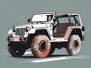 A jeep without doors